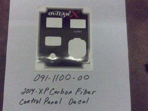 091-1100-00 - Control Panel Decal | Free Shipping Over $100