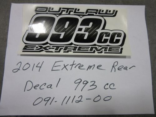 091-1112-00 - 993cc Rear Decal Carbon Fiber | Free Shipping Over $100