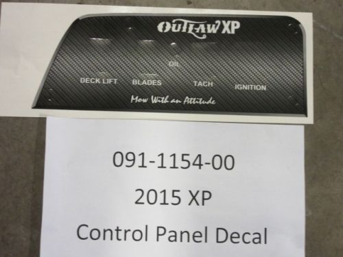 091-1154-00 - 2015 XP Control Panel Decal