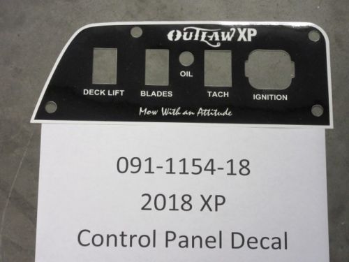 091-1154-18 - 2018 XP Control Panel Decal | Free Shipping Over $100