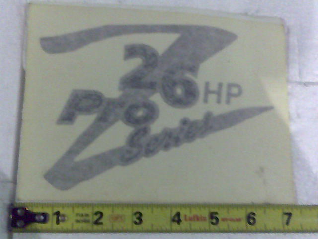 091-3048-00 - 26hp Z Pro-Series Decal