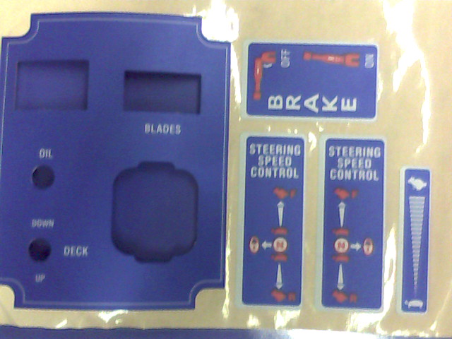 091-3070-00 - 5 piece Decal - Pup/Lightning | Free Shipping Over $100