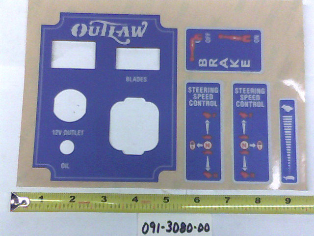 091-3080-00 - Outlaw Decal Cluster | Free Shipping Over $100