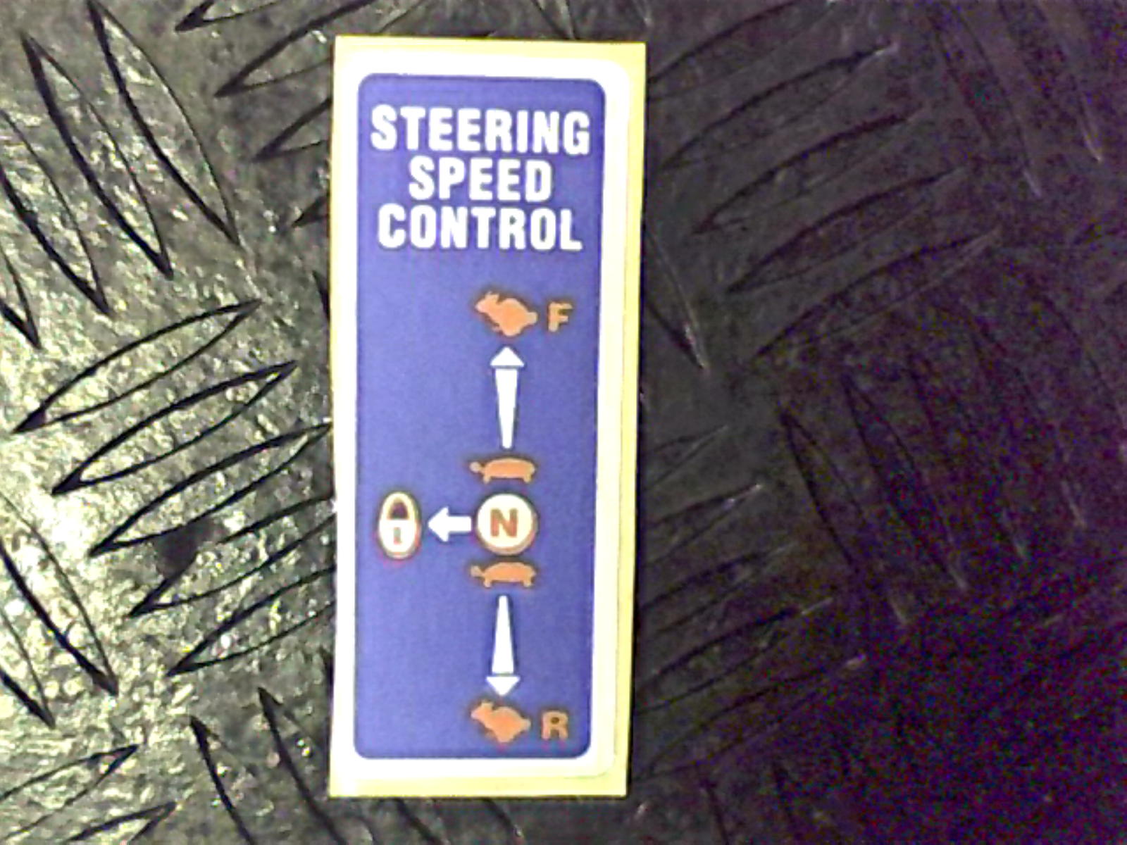 091-3307-00 - Lexan Speed Control-Diesel lef