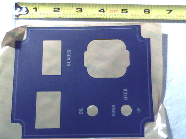 091-3500-00 - Control Panel Decal - 2006 & Up Pup