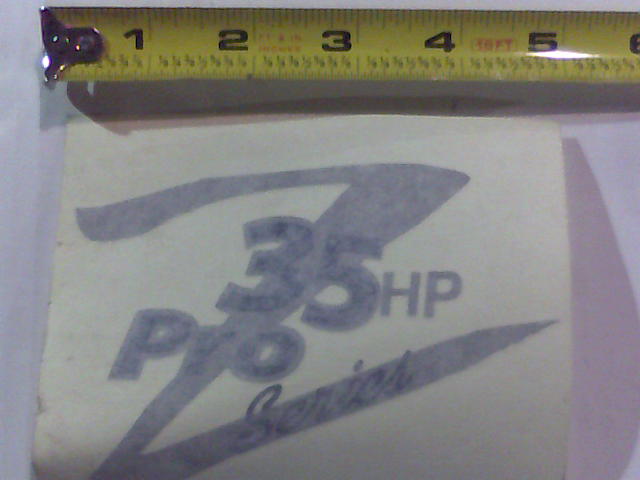 091-5403-00 - 35hp Z Pro-Series Decal
