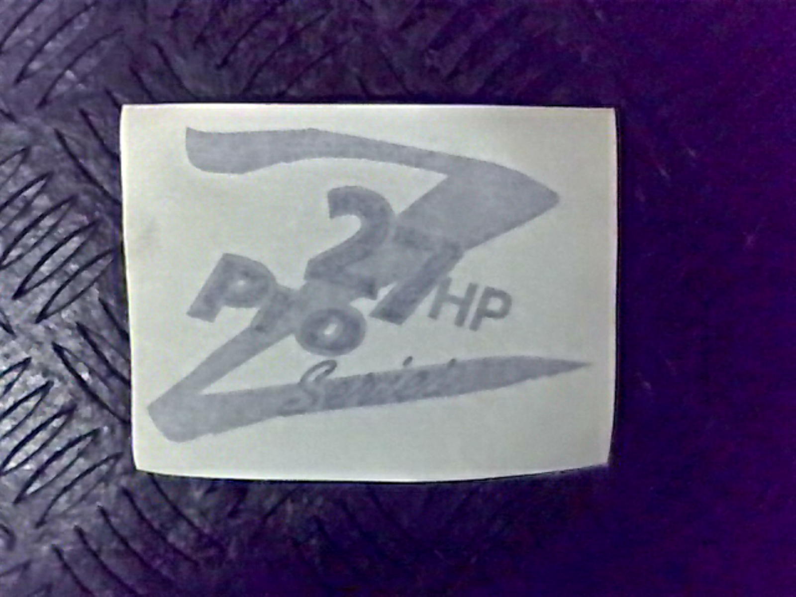 091-6055-00 - Z-27 Mini Decal - AOS Models | Free Shipping Over $100