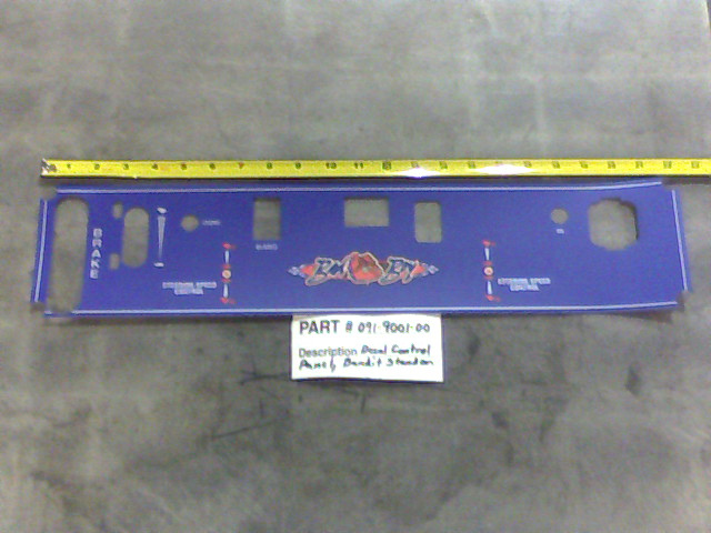 091-9001-00 - Control Panel Decal-Bandit Sta