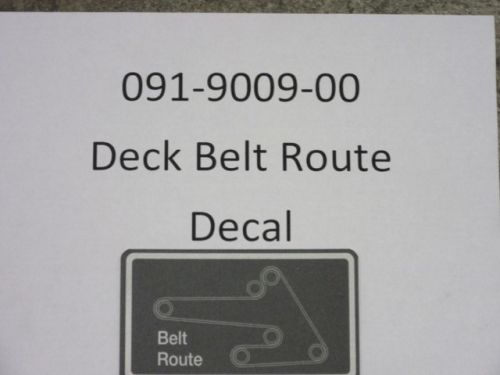 091-9009-00 - Deck Boult Route Decal