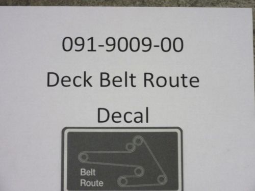 091-9009-00 - Deck Boult Route Decal | Free Shipping Over $100