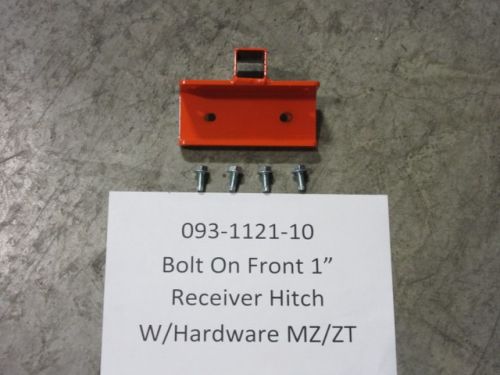 093-1121-10 - Bolt On Front 1" Receiver Hitch w/Hardware MZ/CZT/ZT