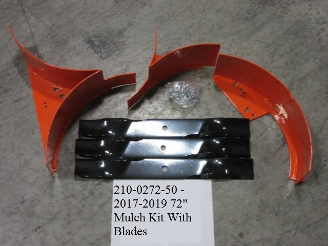 210-0272-50 - 2017-2020 72" Mulch Kit Assembly w/Blades (See Models Used On)