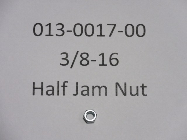 013-0017-00 - 3/8-16 Half Jam Nut
