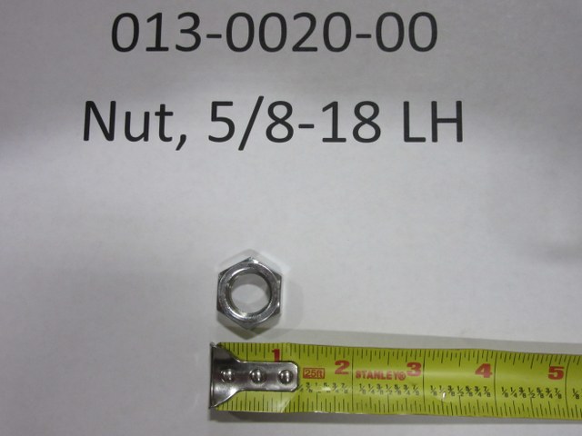 013-0020-00 - Nut, 5/8-18 LH