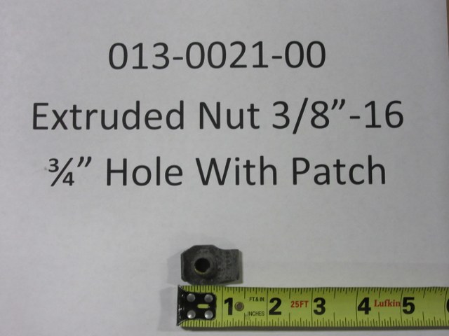 013-0021-00 - Extruded Nut 3/8-16 3/4