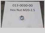 013-0030-00 - Hex Nut M20-2.5 | Free Shipping Over $100