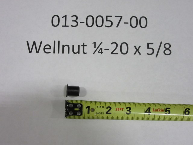 013-0057-00 - Wellnut 1/4-20 x 5/8