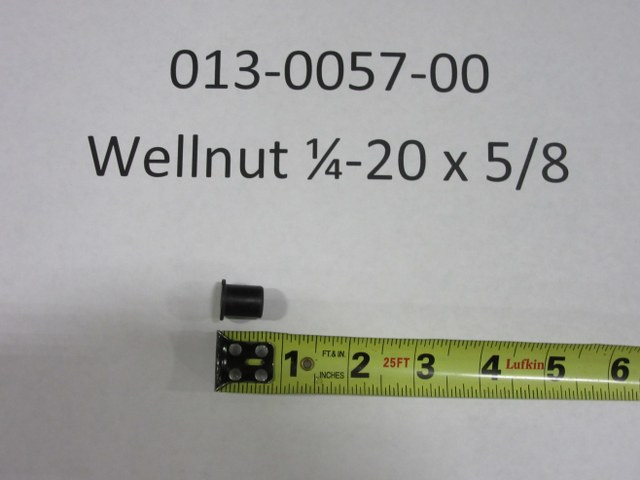013-0057-00 - Wellnut 1/4-20 x 5/8 | Free Shipping Over $100