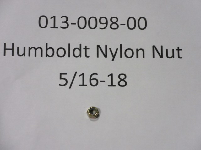013-0098-00 - Humboldt Nylon Nut| Free Shipping Over $100