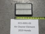 015-0091-03 - Air Cleaner Element for the 015-0091-00 fits the 2019-2021 Honda Engine