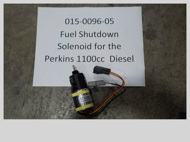 015-0096-05 - Fuel Shutdown Solenoid for the Perkins 1100cc Diesel