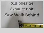 015-0543-04 - Exhaust Flanged Bolt | Free Shipping Over $100