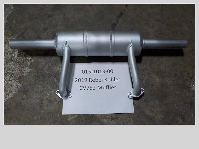 015-1013-00 - 2019 - 2022 Rebel Kohler CV752 Muffler Catalytic Combustion # 582937-MUF1701 REV 3