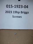015-1923-04 - Muffler Deflector Screws