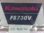 015-9030-00 - KAW FS730V Air Filter Cover Decal