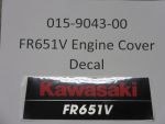 015-9043-00 - FR651V Engine Cover Decal | Free Shipping Over $100