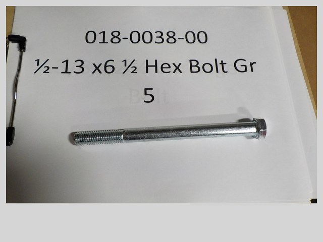 018-0038-00 - 1/2-13 x 7" Carriage Bolt | Free Shipping Over $100