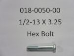 018-0050-00 - 1/2-13 X 3.25 Hex Bolt-Grade 5