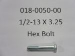 018-0050-00 - 1/2-13 X 3.25 Hex Bolt-