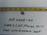 018-0055-00 - 8mm x 1.25 Flange Nut  | Free Shipping Over $100