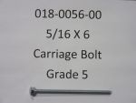 018-0056-00 - 5/16x6 Carriage Bolt