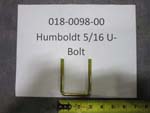 018-0098-00 - Humboldt 5/16 U-Bolt | Free Shipping Over $100