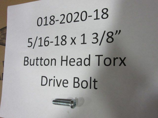 018-2020-18 - 5/16-18 x 1 3/8" Button Head Torx Drive