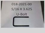 018-2021-00 - 5/16" X 3.625" U-Bolt | Free Shipping Over $100