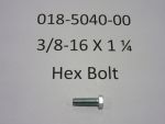 018-5040-00 - 3/8-16 X 1-1/4  Hex Bolt | Free Shipping Over $100