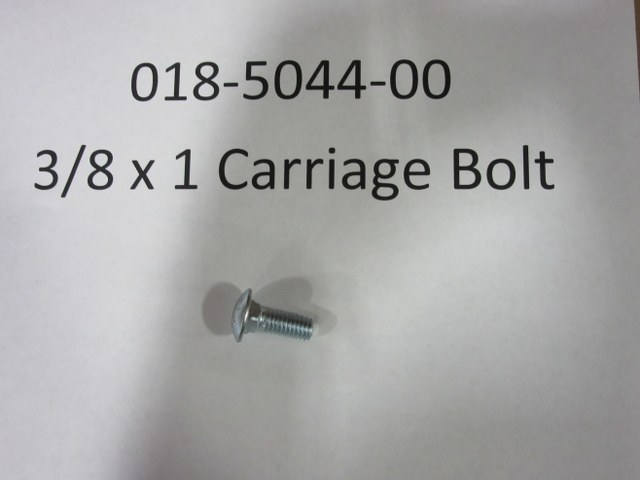 018-5044-00 - 3/8 x 1 Carriage Bolt