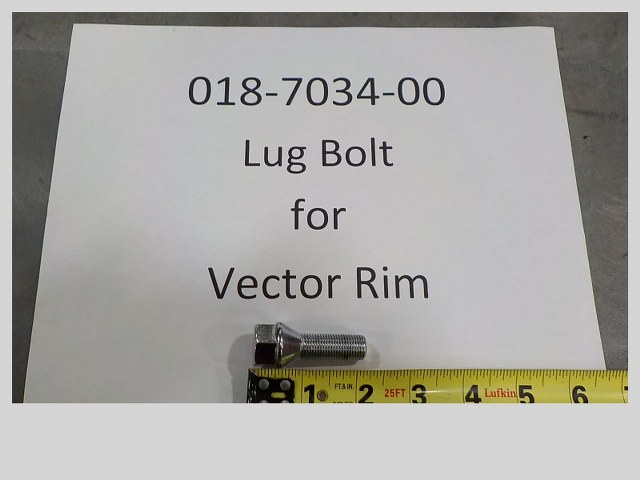 018-7034-00 - Lug Bolt for 022-4203-00 / 022-4204-00