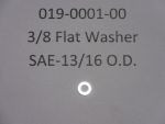 019-0001-00 - 3/8 Flat Washer SAE-13/16 O.D