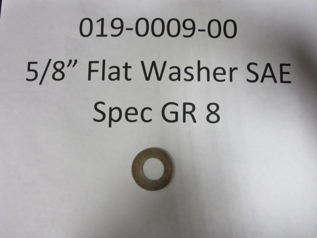 019-0009-00 - 5/8" Flat Washer SAE Spec Grade 8
