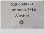 019-0099-00 - Humboldt 5/16 Washer | Free Shipping Over $100