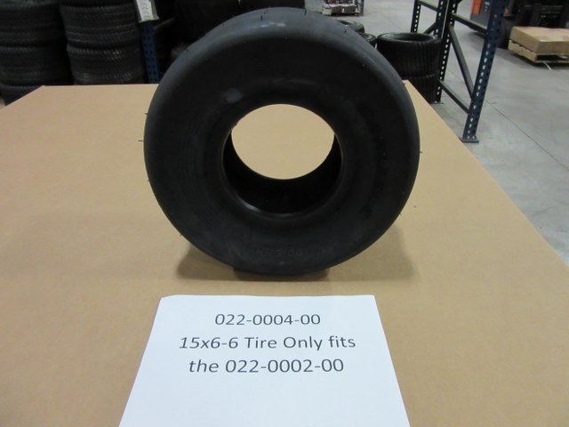 022-0004-00 - 15x6-6 Tire Only | Free Shipping Over $100