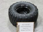 022-4100-00 - 2018-Newer Outlaw Tire & Rim Assy - 24x12-12 Reaper Turf