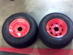 022-5450-00 - 24 x 12.00 - 12 Tire and Orange Wheel Assembly (One Tire & Rim Assembly)