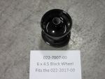 022-7007-00 - 6 x 4.5 Black Wheel - Small Bore fits th