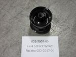 022-7007-00 - 6 x 4.5 Black Wheel Small Bore (See Models Used On For Details)