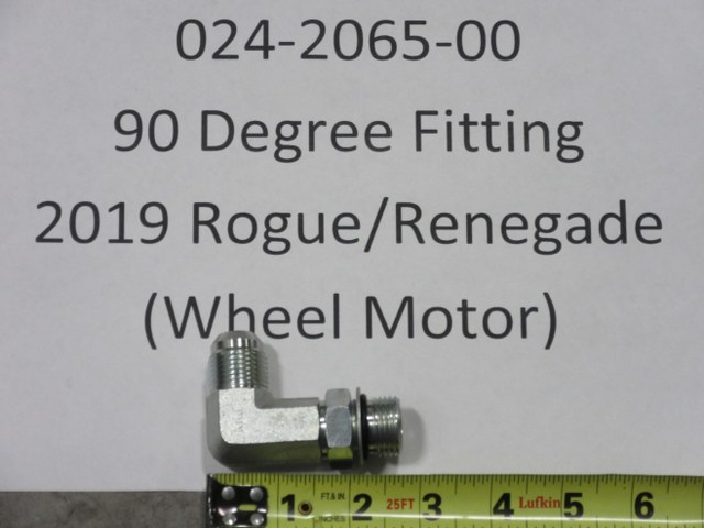 024-2065-00 - 2019-2022 Rogue/Renegade Wheel Motor 90*  Fitting # 6801-10 L